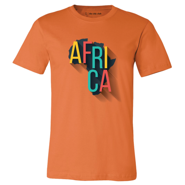 MAP OF AFRICA CREW NECK TEE