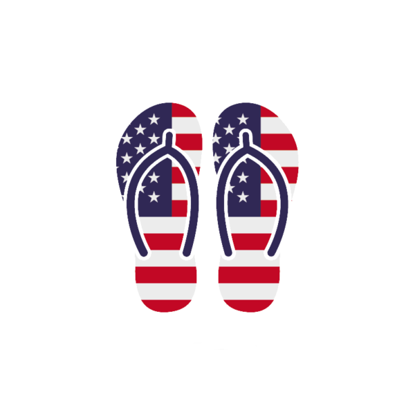 USA FLAG SANDALS