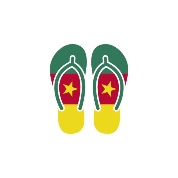 CAMEROON FLAG SANDALS