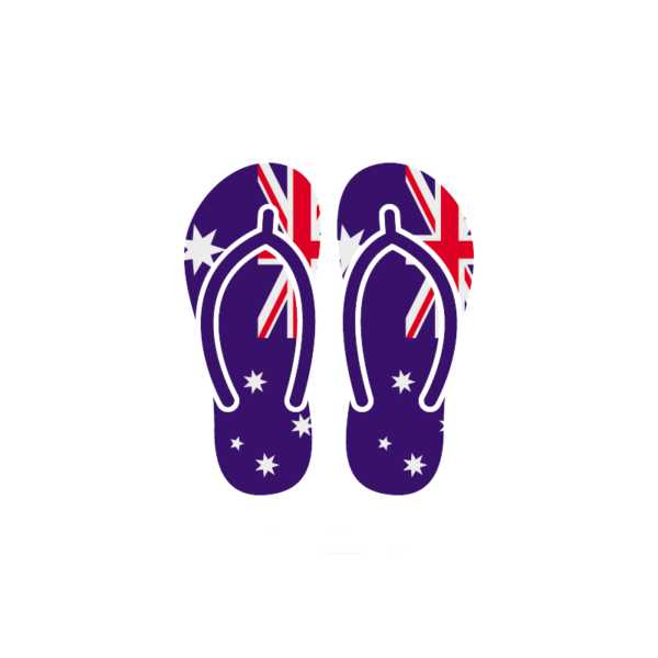 AUSTRALIA FLAG SANDALS