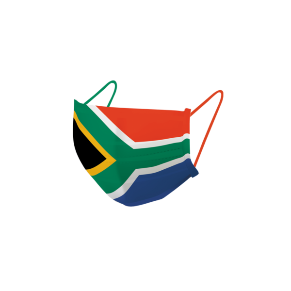 SOUTH AFRICA FLAG FACE MASK